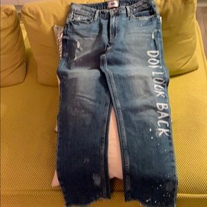 Paige Hi Rise Sarah Straight Don’t Look Back Jeans